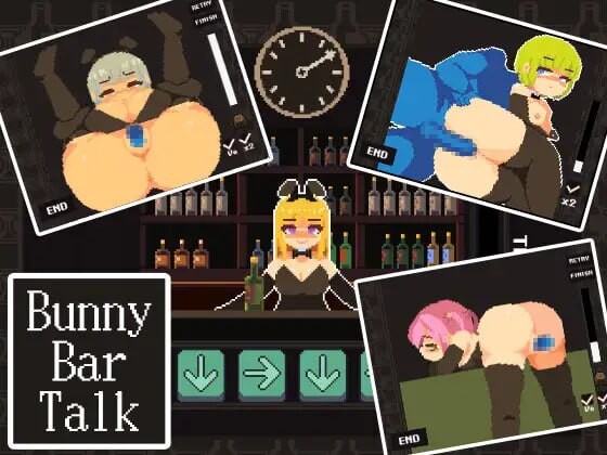 【电脑】新作[日式SLG/兔女郎/像素动态] 兔女郎酒吧闲聊 BunnyBarTalk 官中步兵版 [290M]