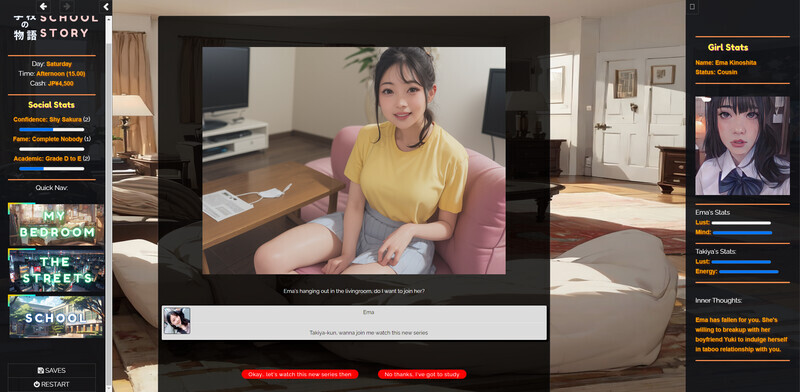 更新[亚洲风HTML/真人/动态] 学校の物语 Gakko No Monogatari V0.16 浏览器转中文 [10.80G]
