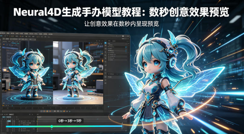 Neural4D生成手办模型教程，让创意效果在数秒内呈现预览-空域资源网
