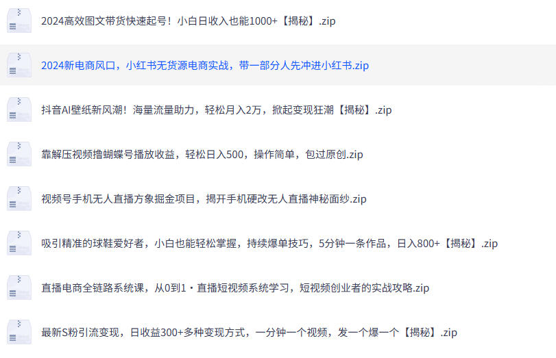 某大佬分享付费网赚课程-空域资源网