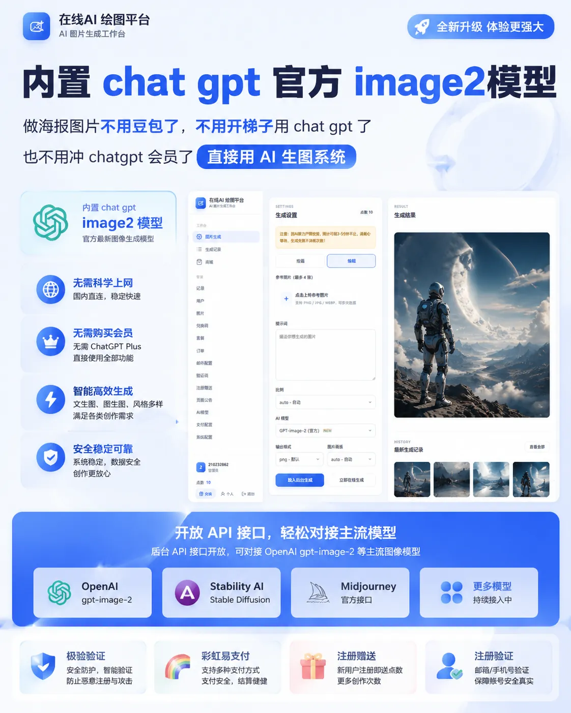 【全网首发】AI图片创作系统-空域资源网