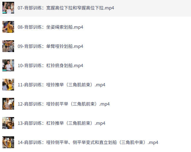 健身新手入门训练经验视频课程-空域资源网