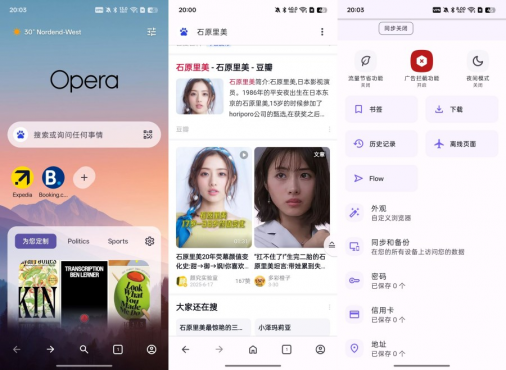 Opera浏览器内置11个搜索引擎老伺机必备-空域资源网