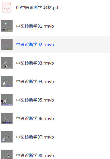 中医诊断学：朱文锋-湖南中医药大学（全75集·完整版）-空域资源网