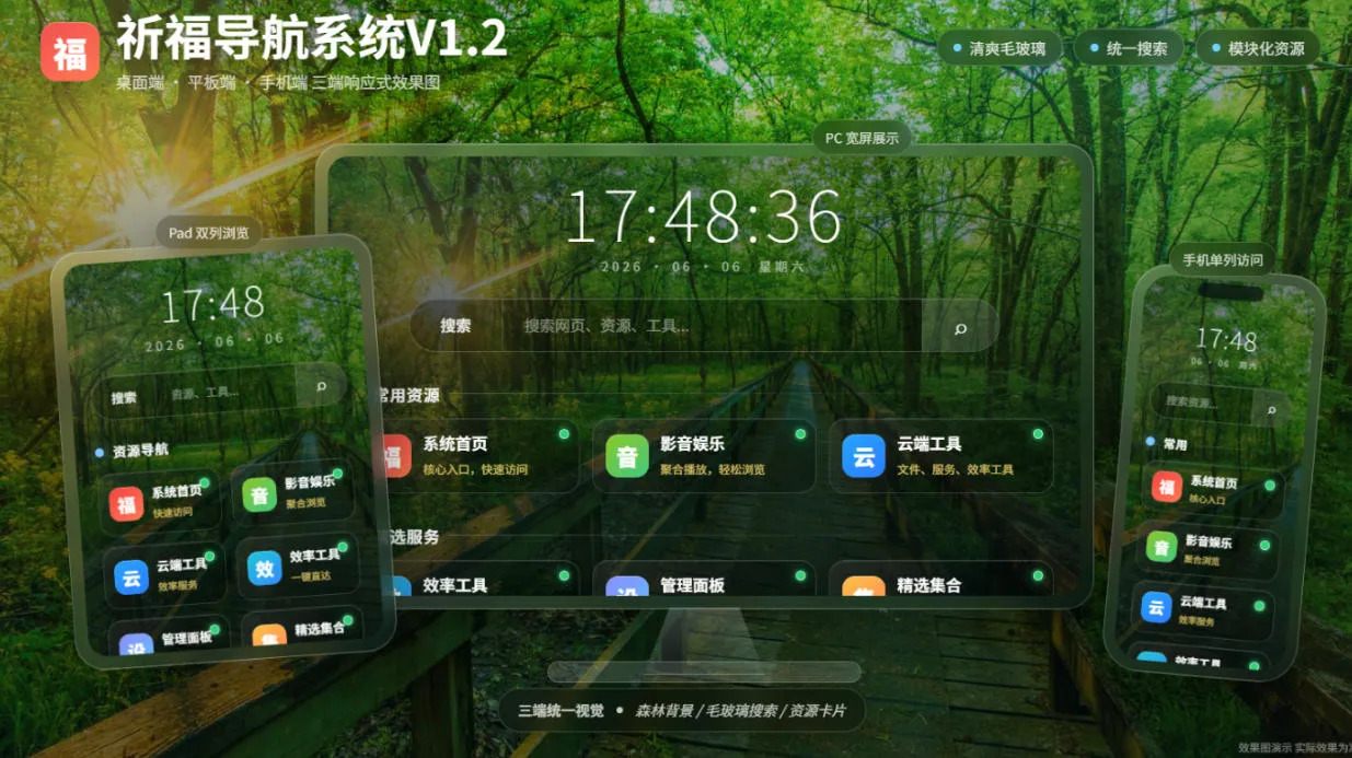 祈福导航系统V1.2多项重构更新优化控制逻辑和前台UI-空域资源网