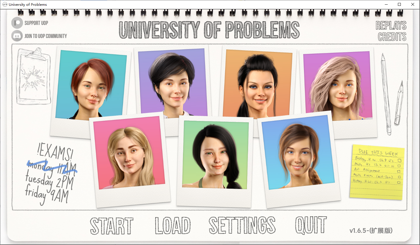更新[欧美SLG/动态] 问题大学 学院情缘 University of Problems v1.9.0 Extended 汉化版 [14.90G]-空域资源网