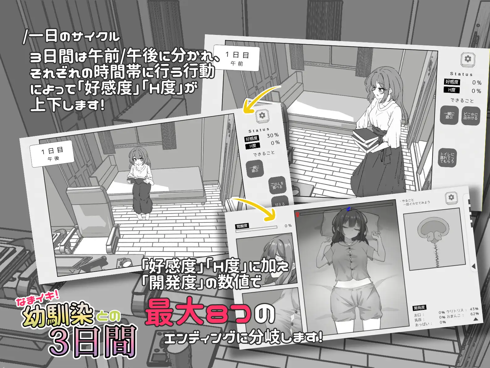 图片[2]-新作[日式SLG/姐姐×正太] 与温柔可爱的大姐姐一起的秘密三天 ゆるふわお姉ちゃんと秘密の3日間 官中版 [PC+安卓 1.50G]