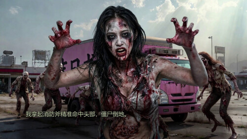 图片[1]-新作[日式SLG/动态] 美女，别影响我僵尸末日求生 Girl, Don’t Distract My Zombie Survival STEAM官中步兵版 [10.40G]