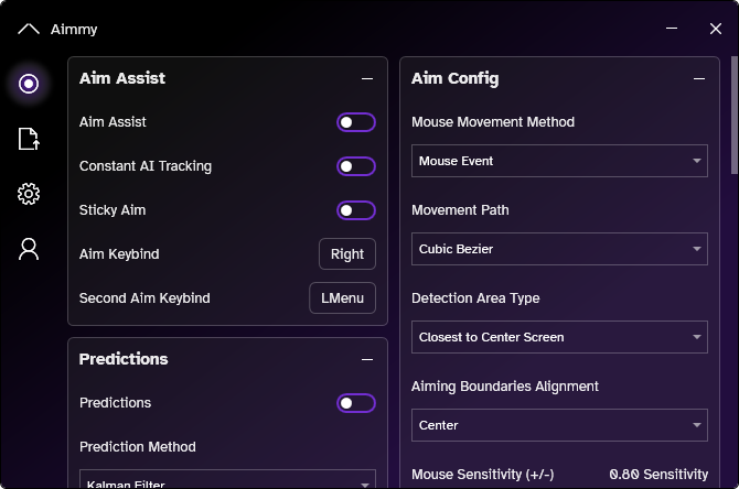 Aimmy_AI辅助瞄准支持市面上大多数游戏 v2.5.0