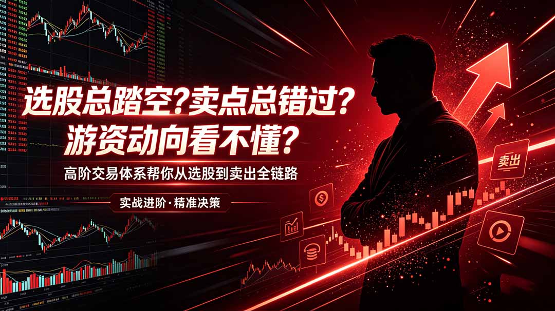 选股总踏空？卖点总错过？游资动向看不懂？高阶交易体系帮你从选股到卖出全链路(更新6月-空域资源网