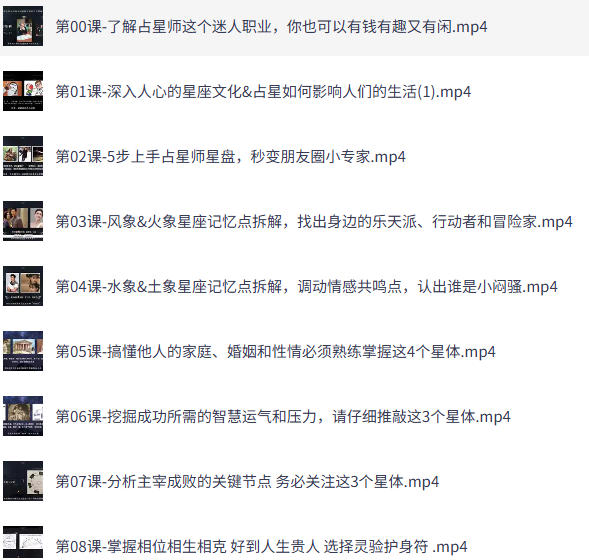 15堂占星入门全攻略-空域资源网