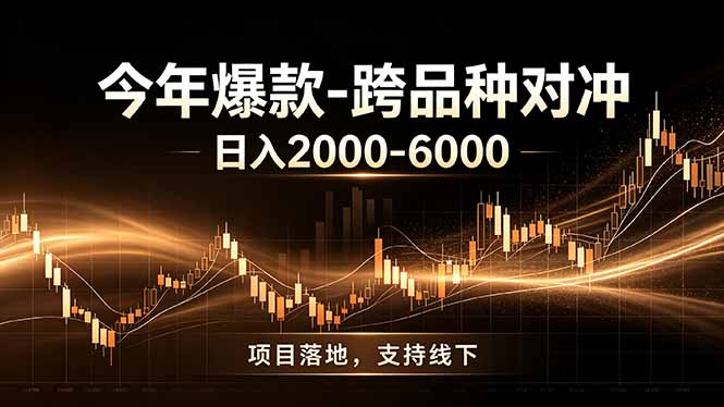 全新跨品种对冲模式上线！日稳定盈利 2000-6000，合规长久可批量放大-空域资源网