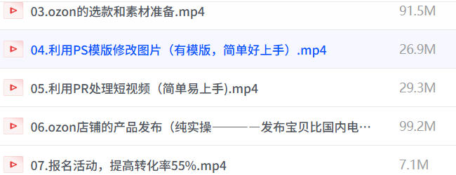 俄罗斯跨境OZON快速上手,OZ0N跨境电商运营实战课,俄罗斯市场全攻略-空域资源网