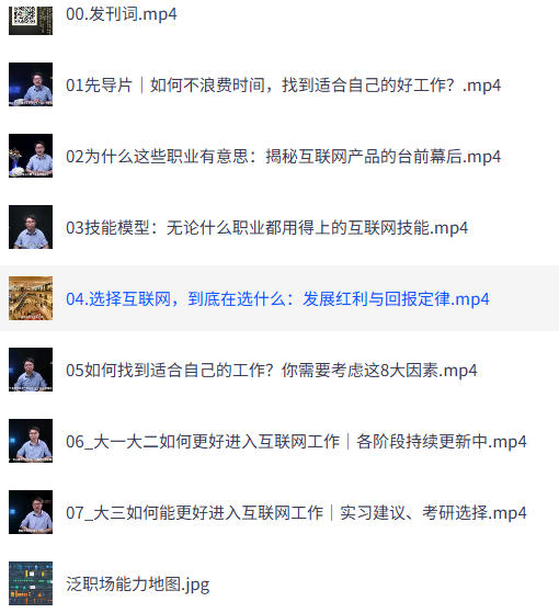 互联网职业通识20讲-空域资源网