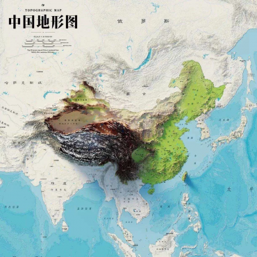 3D立体中国地图和世界地图，三维立体中国地图-空域资源网
