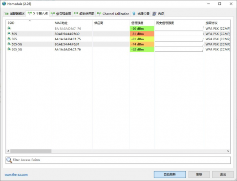 Homedale(Wi-Fi网络监控软件) v2.27 中文绿色版-空域资源网